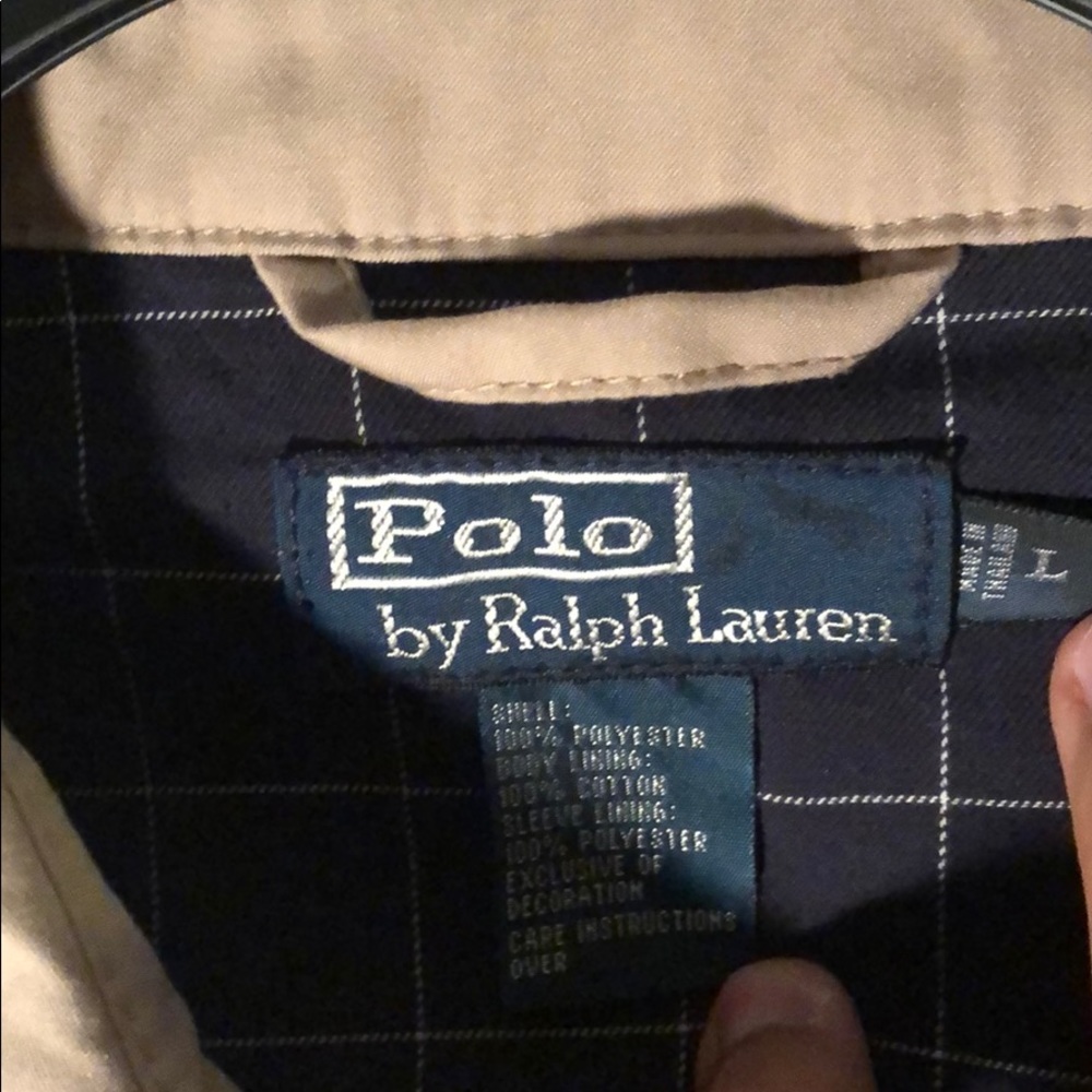 POLO RALPH LAUREN LIGHT BROWN ZIP UP JACKETS